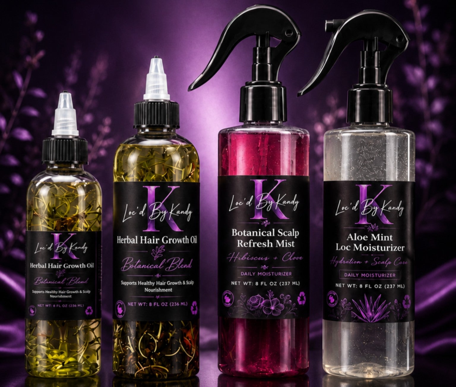 Loc'd By Kandy hair care collection